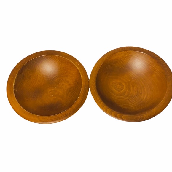 Vintage Ozark Walnutware 6 pc Salad Bowl Set - Picture 9 of 10